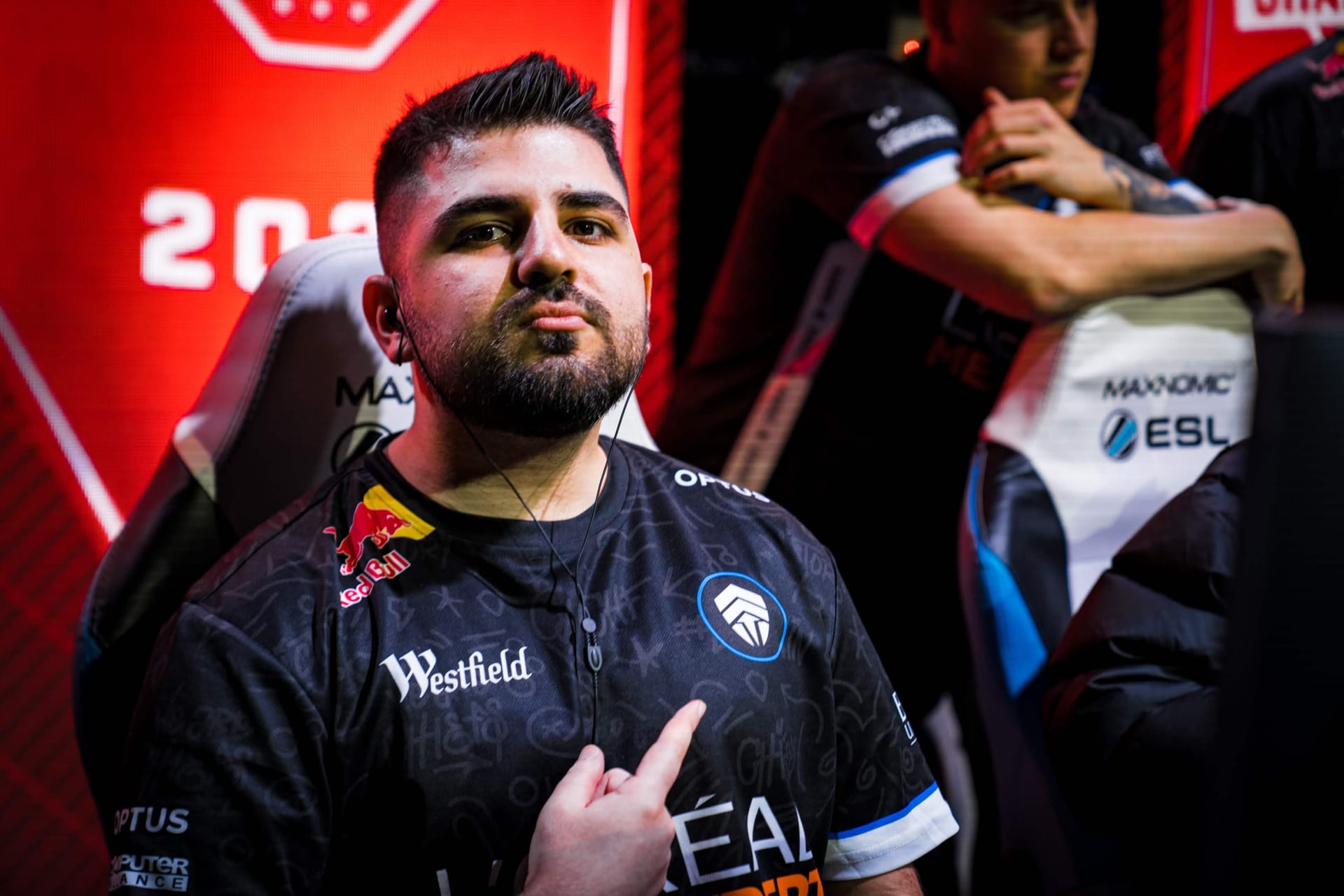 HYPR camera operator filming a Chiefs Esports player on location in Melbourne